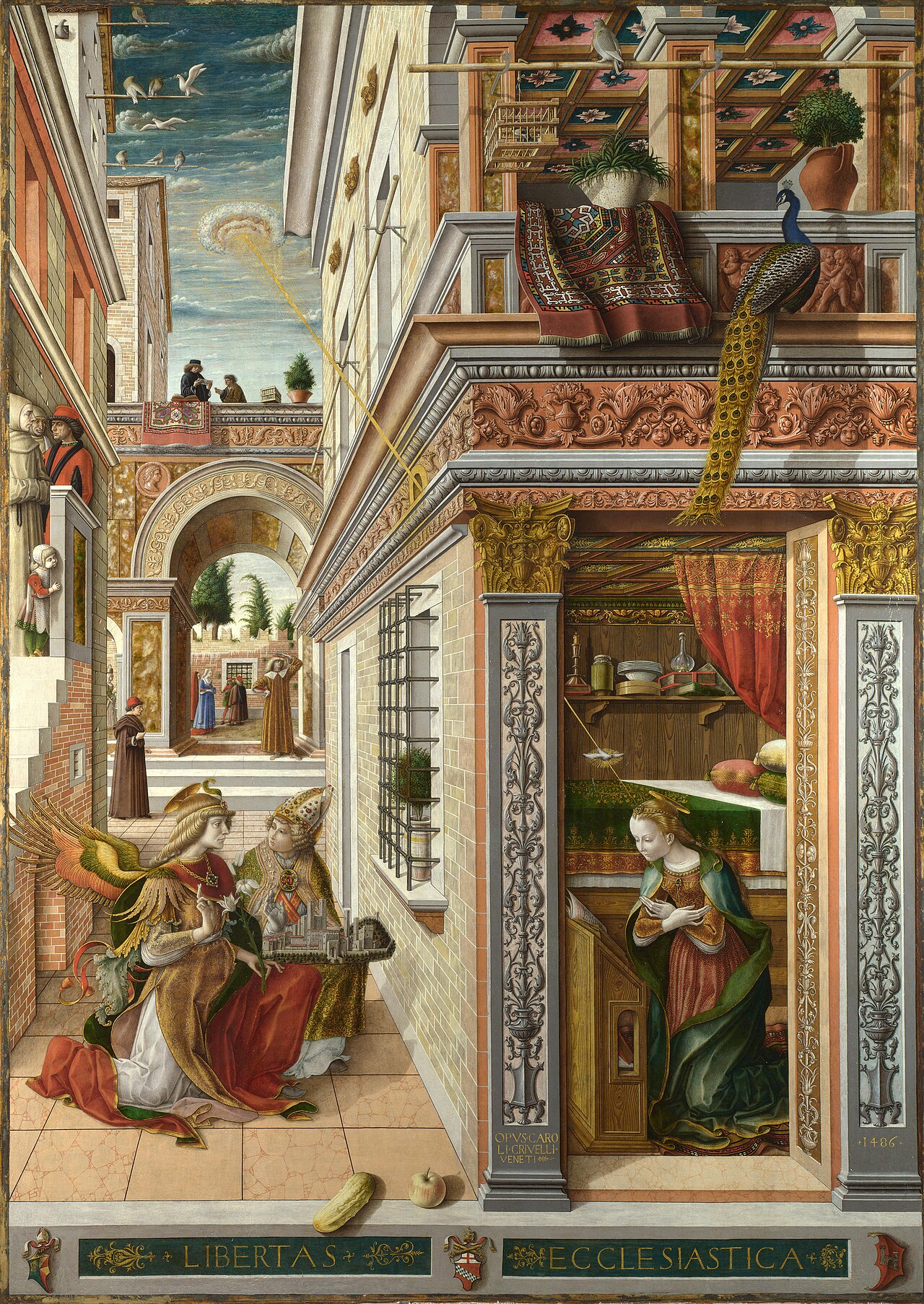 Annunciation with Saint Emidius