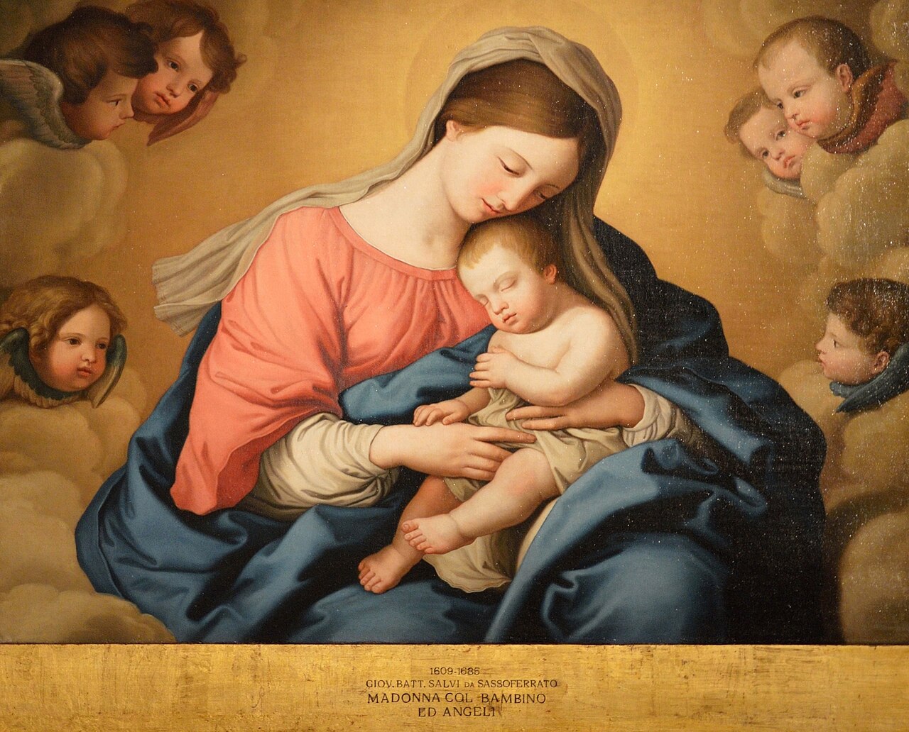 Madonna and Child with Two Angels, Fra Filippo Lippi, tempera on panel, circa 1465, Uffizi Gallery, Florence.