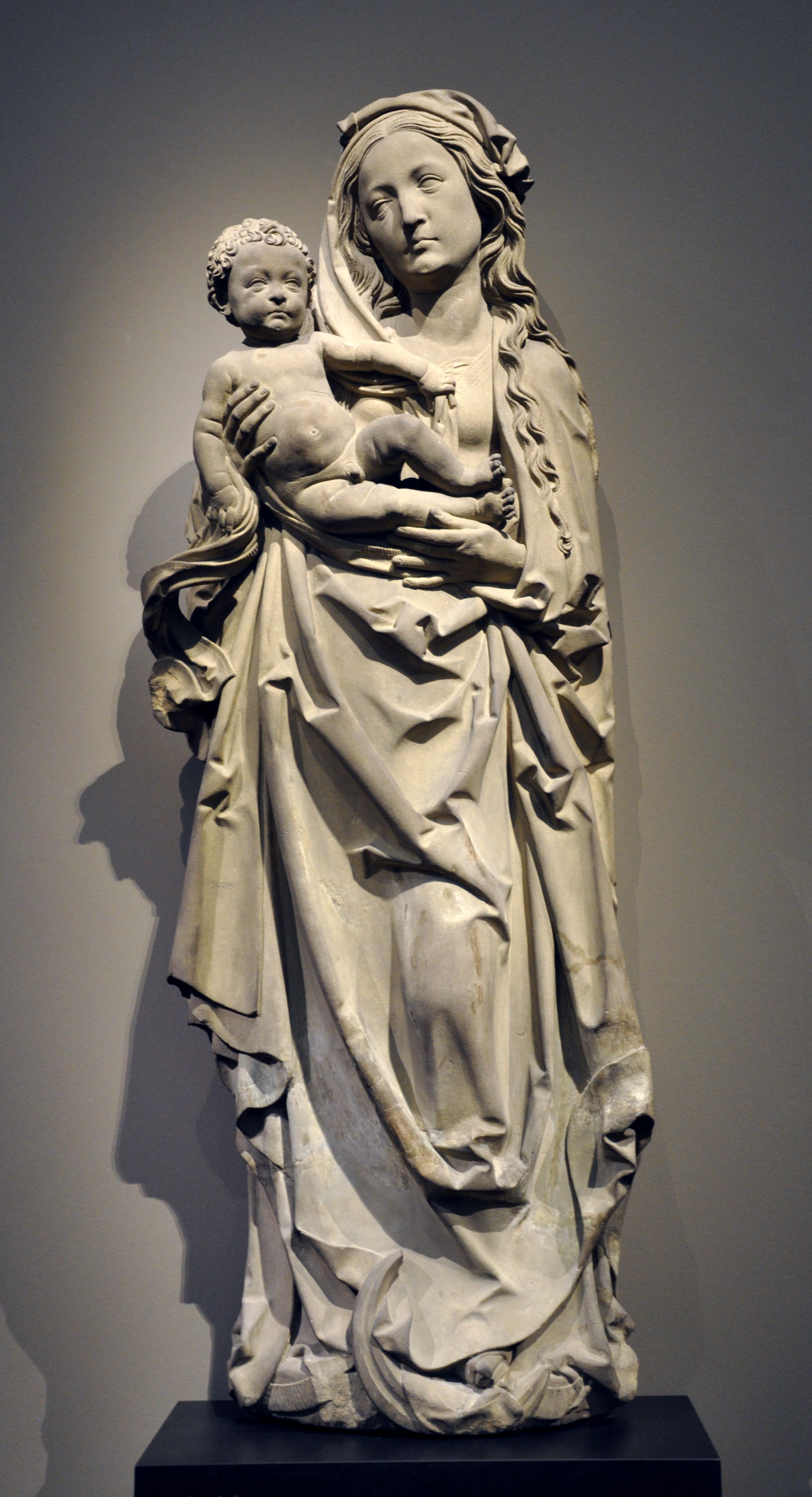 Madonna in a Rosary Wreath