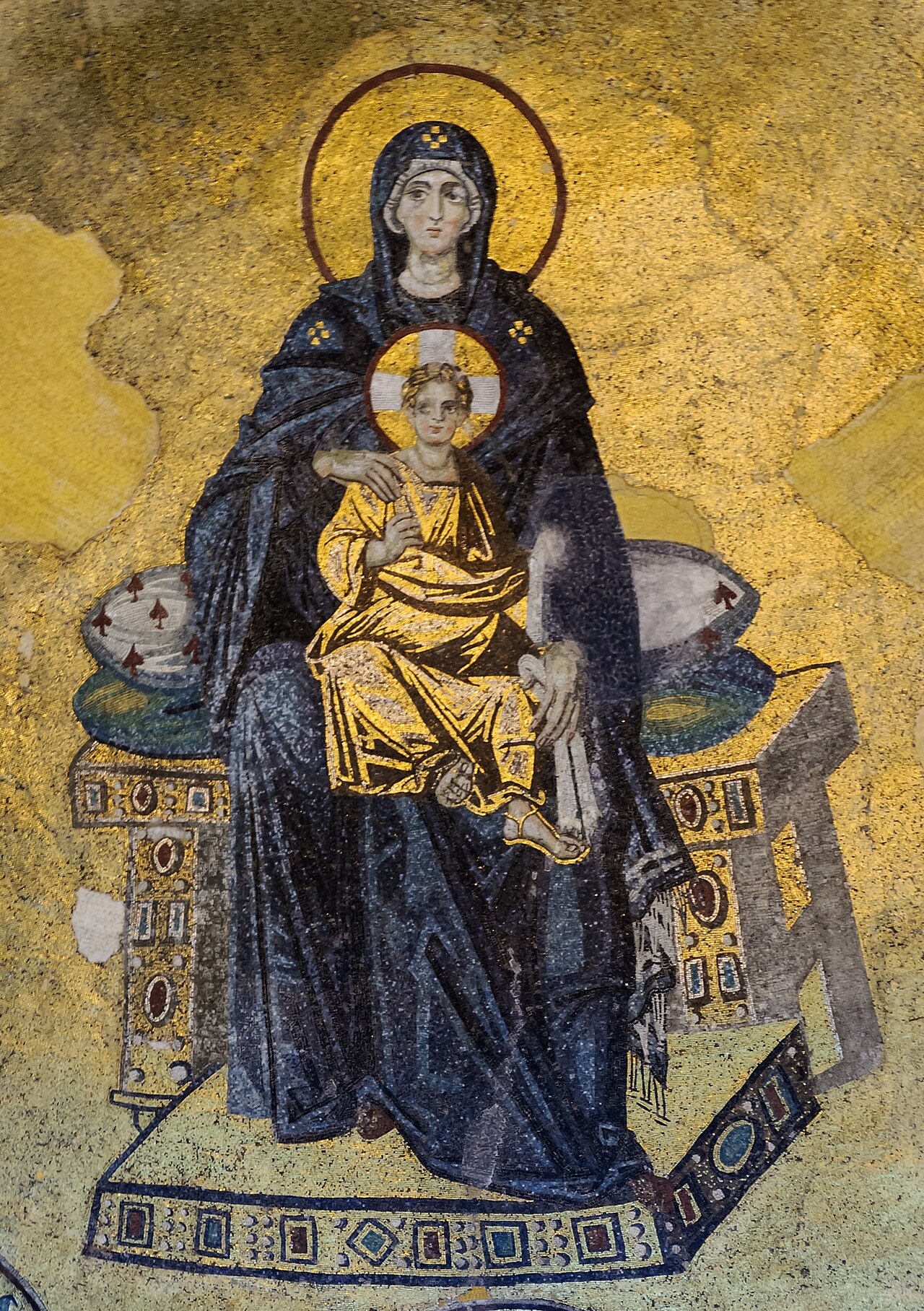 Virgin and Child Enthroned